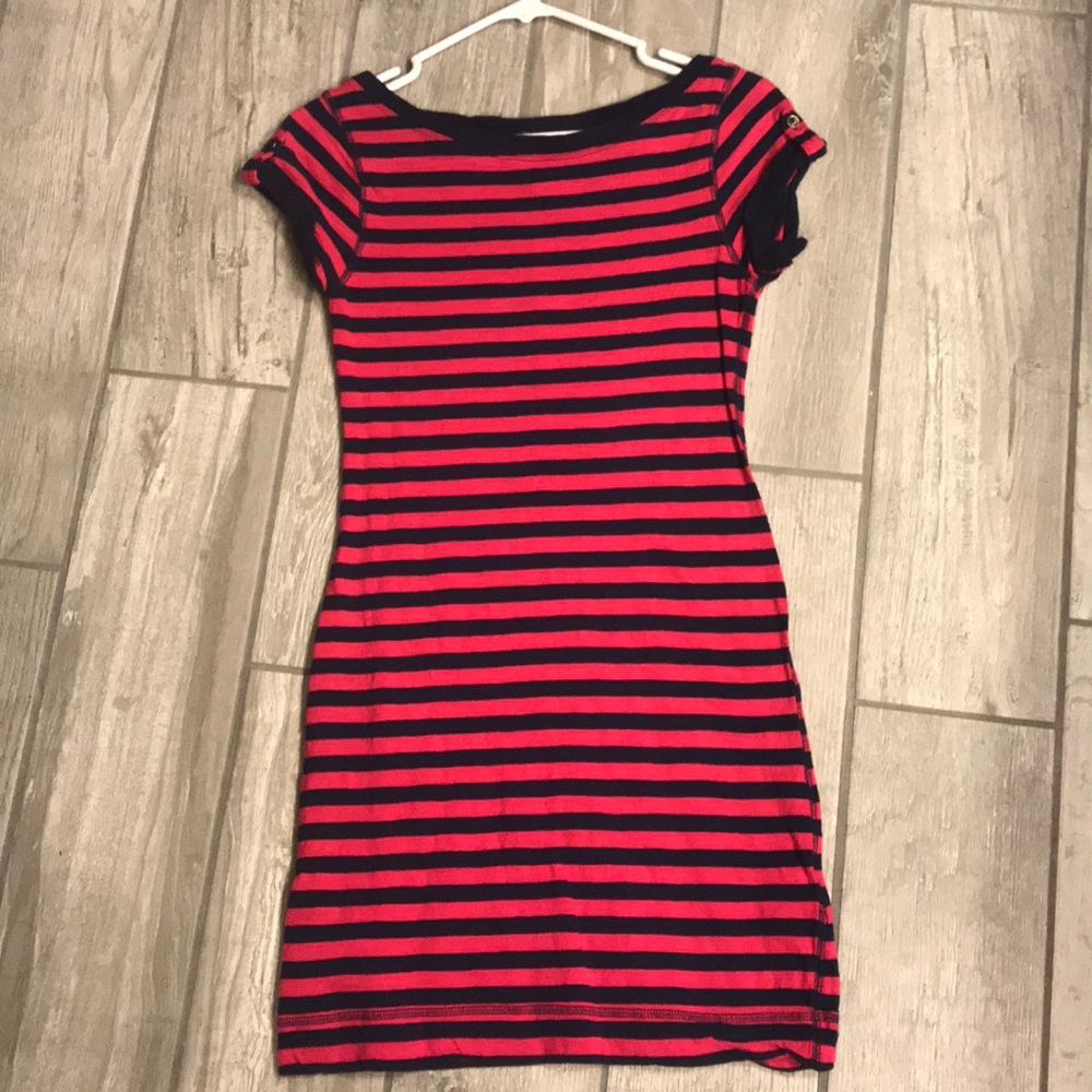 Striped Banana Republic T-shirt dress